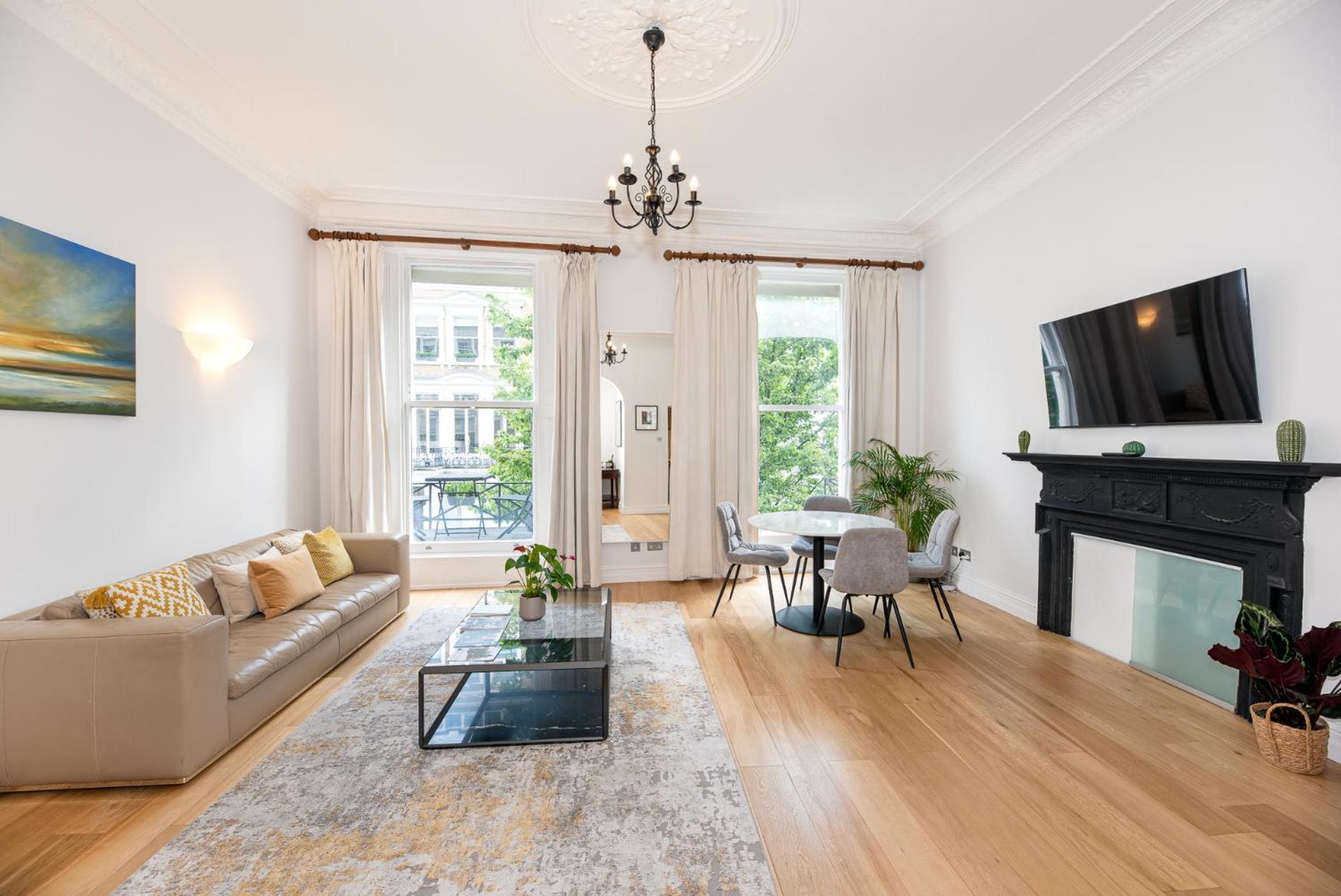 2-Bedroom Victorian Apartment In Kensington London Exterior foto